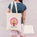 branded Urban Shopper Folding Calico Bag (LH), from our range of promotional Cotton &amp; Calico Tote Bags