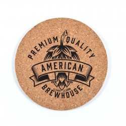 branded Villa Cork Round Coaster, from our range of promotional Coasters