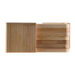 branded Tropic Bamboo Coasters Set of 6, from our range of promotional Coasters