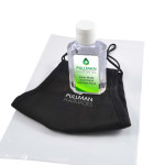 branded Deluxe Face Mask / Hand Sanitiser Pack, from our range of promotional Face Masks