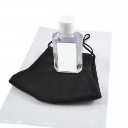branded Deluxe Face Mask / Hand Sanitiser Pack, from our range of promotional Face Masks