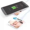 branded Arc Square Wireless Charger, from our range of promotional Phone &amp; Tablet Chargers