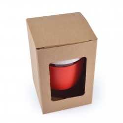 branded Vienna Eco Coffee Cup / Silicone Band 320ml, from our range of promotional Reusable Coffee Cups - Glass