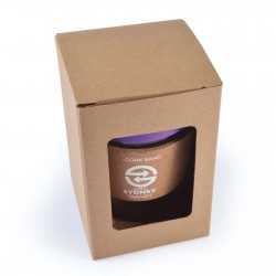 branded Vienna Coffee Cup / Cork Band 320ml, from our range of promotional Reusable Coffee Cups - Glass