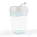branded Vienna Coffee Cup / Flip Lid 320ml, from our range of promotional Reusable Coffee Cups - Glass
