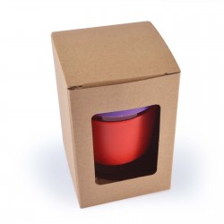 branded Vienna Coffee Cup / Flip Lid 320ml, from our range of promotional Reusable Coffee Cups - Glass