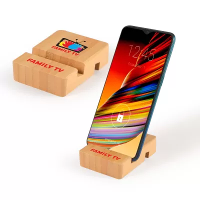 branded Rascal Bamboo Tablet & Phone Stand, from our range of promotional Phone Accessories