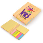 branded Lumix Bamboo Sticky Notes, from our range of promotional Printed Post It Notes