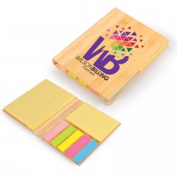 branded Lumix Bamboo Sticky Notes, from our range of promotional Printed Post It Notes
