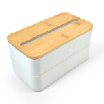 branded Stax Eco Lunch Box with Phone Holder Lid, from our range of promotional Homeware Products