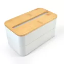 branded Stax Eco Lunch Box with Phone Holder Lid, from our range of promotional Homeware Products
