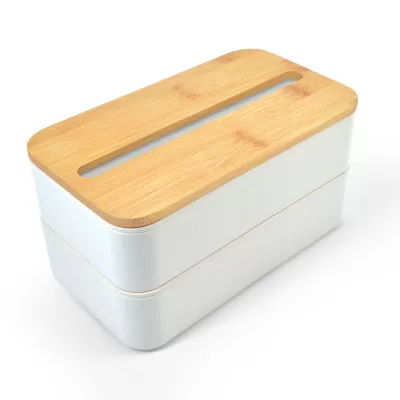 branded Stax Eco Lunch Box with Phone Holder Lid, from our range of promotional Homeware Products