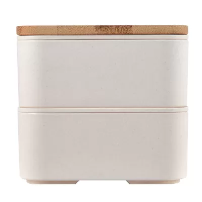 branded Stax Eco Lunch Box with Phone Holder Lid, from our range of promotional Homeware Products