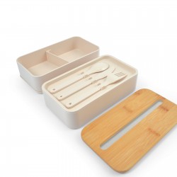 branded Stax Eco Lunch Box with Phone Holder Lid, from our range of promotional Homeware Products