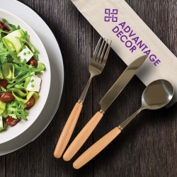 branded Savour Cutlery Set in Pouch, from our range of promotional Homeware Products