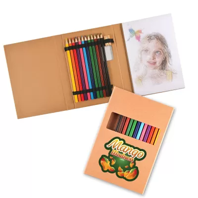 branded Collage 12 Pencil Drawing Set, from our range of promotional Pencils