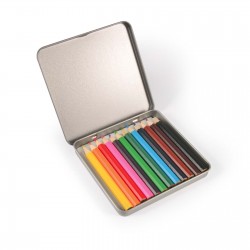 branded Doodle 12 Pencils in Tin, from our range of promotional Pencils