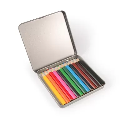 branded Doodle 12 Pencils in Tin, from our range of promotional Pencils