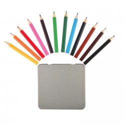 branded Doodle 12 Pencils in Tin, from our range of promotional Pencils