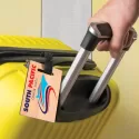 branded Transit Bamboo Luggage Tag, from our range of promotional Luggage Tags