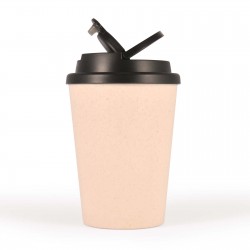 Reusable Coffee Cups - Plastic & Ceramic - Aroma Eco Cup / Handle Lid 350ml