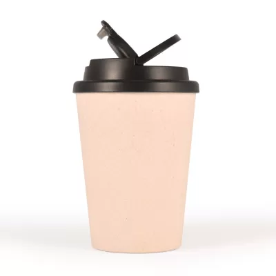 branded Aroma Eco Cup / Handle Lid 350ml, from our range of promotional Reusable Coffee Cups - Plastic & Ceramic