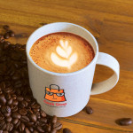 branded Vulcan Wheat Fibre Mug 300ml, from our range of promotional Reusable Coffee Cups - Plastic &amp; Ceramic