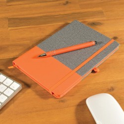 Promotional Journals & Noteboooks - Venture Bondi Notebook A5 / Austin Pen