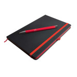 Promotional Journals &amp; Noteboooks  - Venture Supreme Notebook A5 / Napier Pen