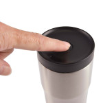 branded Manta Vacuum Cup 400ml, from our range of promotional Reusable Coffee Cups - Metal