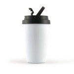 branded Milano Vacuum Cup 350ml, from our range of promotional Reusable Coffee Cups - Metal