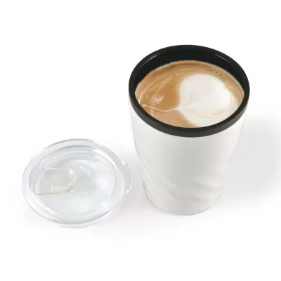 branded Aztec Coffee Cup 300ml, from our range of promotional Reusable Coffee Cups - Metal