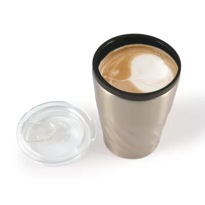 branded Aztec Coffee Cup 300ml, from our range of promotional Reusable Coffee Cups - Metal
