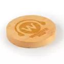 branded Discus Bamboo Bottle Opener Coaster, from our range of promotional Bottle Openers