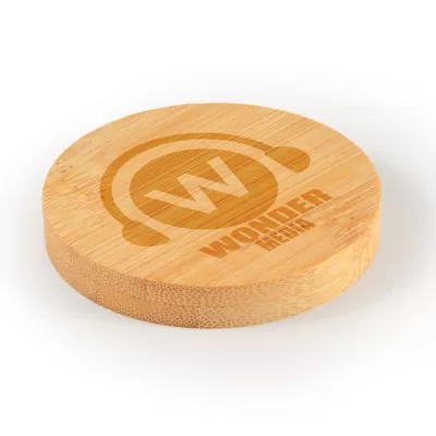 branded Discus Bamboo Bottle Opener Coaster, from our range of promotional Bottle Openers