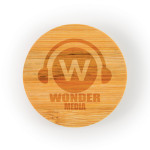 branded Discus Bamboo Bottle Opener Coaster, from our range of promotional Bottle Openers