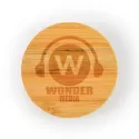branded Discus Bamboo Bottle Opener Coaster, from our range of promotional Bottle Openers