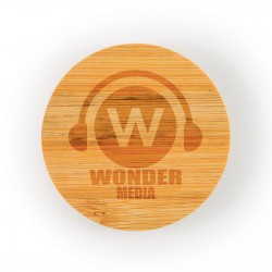 branded Discus Bamboo Bottle Opener Coaster, from our range of promotional Bottle Openers