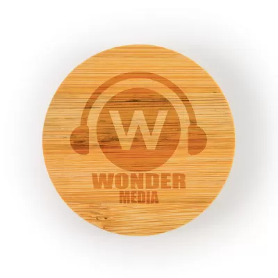 branded Discus Bamboo Bottle Opener Coaster, from our range of promotional Bottle Openers