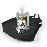 branded Cooling Face Mask / Hand Sanitiser Pack, from our range of promotional Face Masks