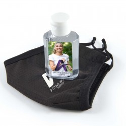 branded Cooling Face Mask / Hand Sanitiser Pack, from our range of promotional Face Masks