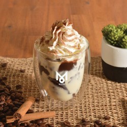 branded Sierra Double Wall Glass Cup 350ml, from our range of promotional Reusable Coffee Cups - Glass