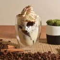 branded Sierra Double Wall Glass Cup 350ml, from our range of promotional Reusable Coffee Cups - Glass