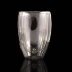 branded Sierra Double Wall Glass Cup 350ml, from our range of promotional Reusable Coffee Cups - Glass