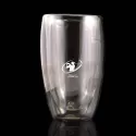 branded Sierra Double Wall Glass Cup 450ml, from our range of promotional Reusable Coffee Cups - Glass