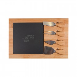 branded Mosaic Bamboo Slate Cheese Board, from our range of promotional Cheese Sets