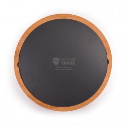 branded Gala Bamboo Slate Cheese Board, from our range of promotional Cheese Sets