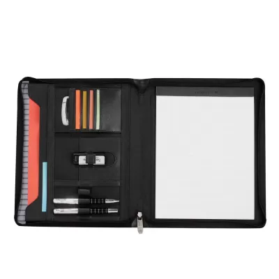branded Cutter & Buck® A4 Zippered Compendium, from our range of promotional Leather Compendiums