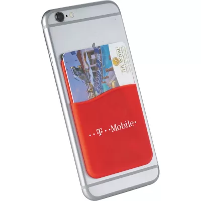 branded Slim Silicone Card Wallet, from our range of promotional Phone Accessories