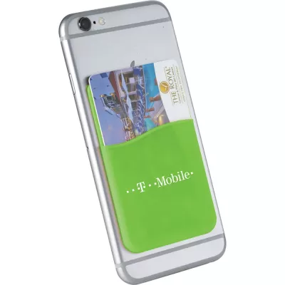 branded Slim Silicone Card Wallet, from our range of promotional Phone Accessories